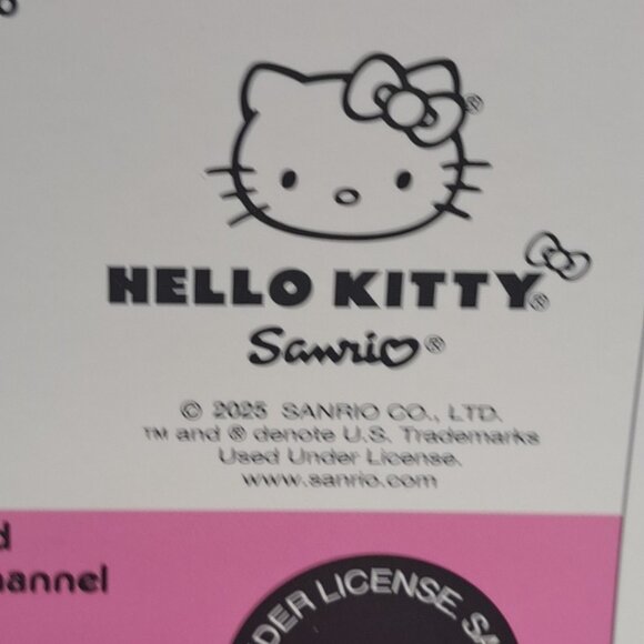 Sanrio Reversible Hello Kitty Halloween Twin Quilted Blanket Purple/ Black New - Picture 6 of 7